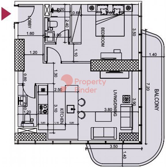1 Bedroom Apartment