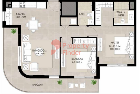 2 Bedroom Apartment