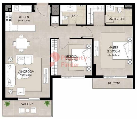 2 Bedroom Apartment