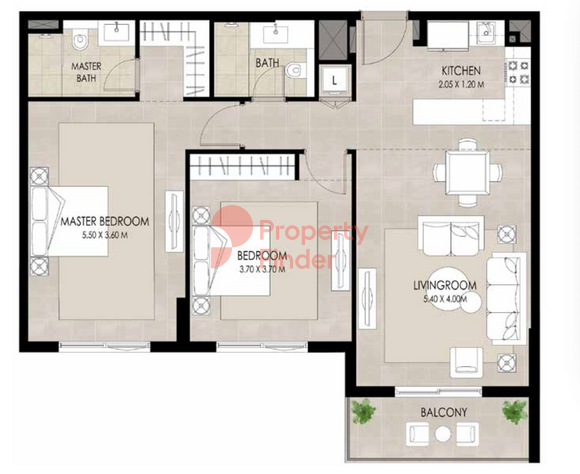 2 Bedroom Apartment