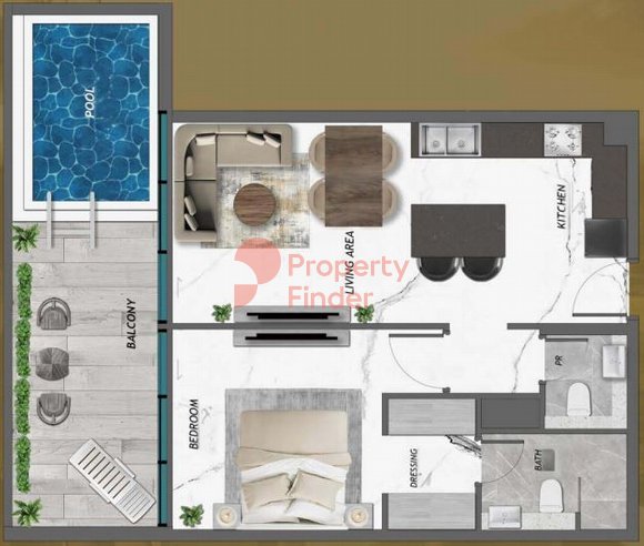 1 Bedroom Apartment