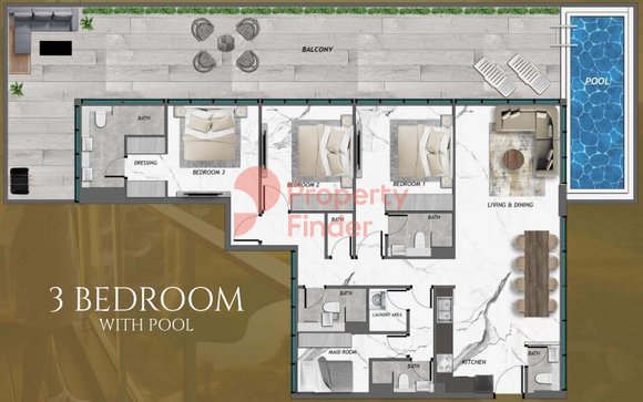 3 Bedroom Apartment