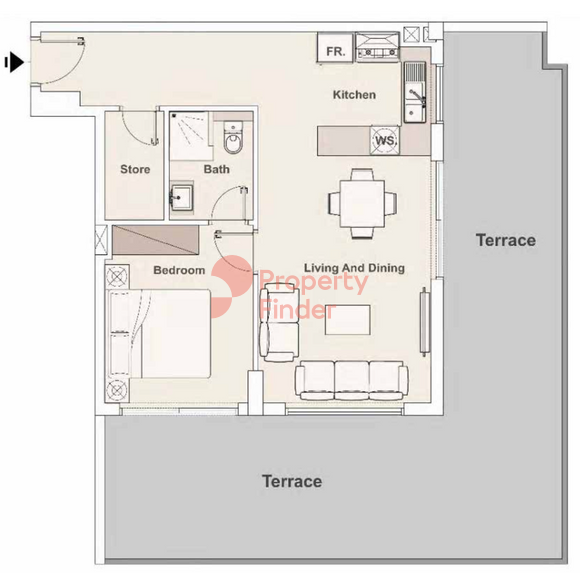 1 Bedroom Apartment