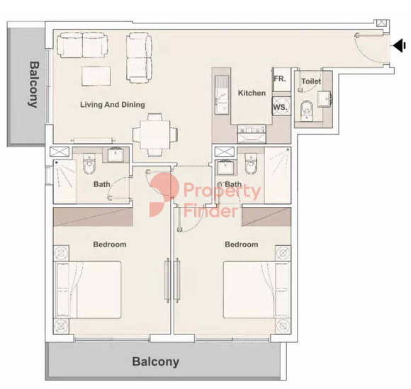 2 Bedroom Apartment