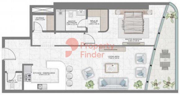 1 Bedroom Apartment