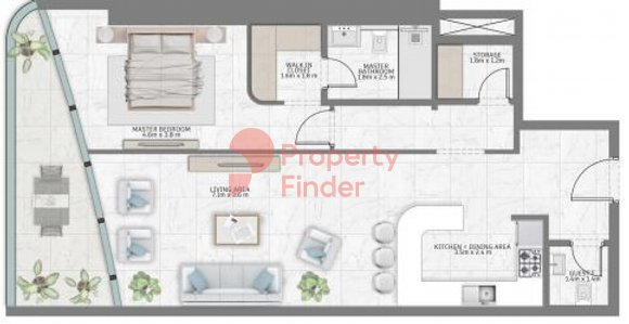 1 Bedroom Apartment