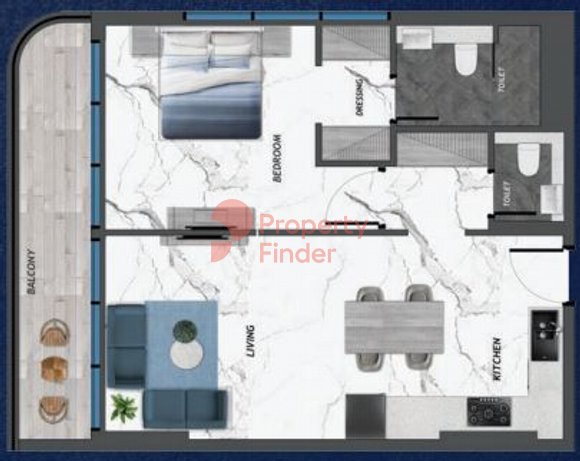 1 Bedroom Apartment