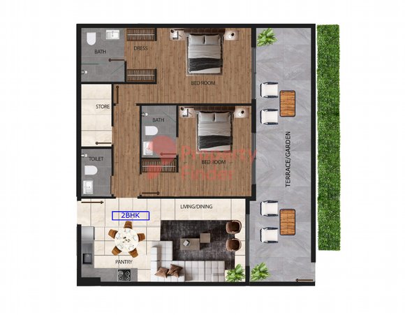 2 Bedroom Apartment
