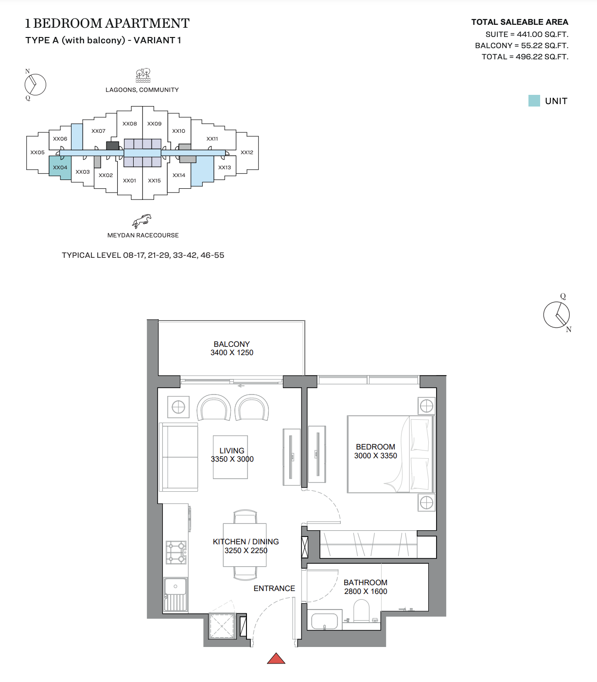 1 Bedroom Apartment