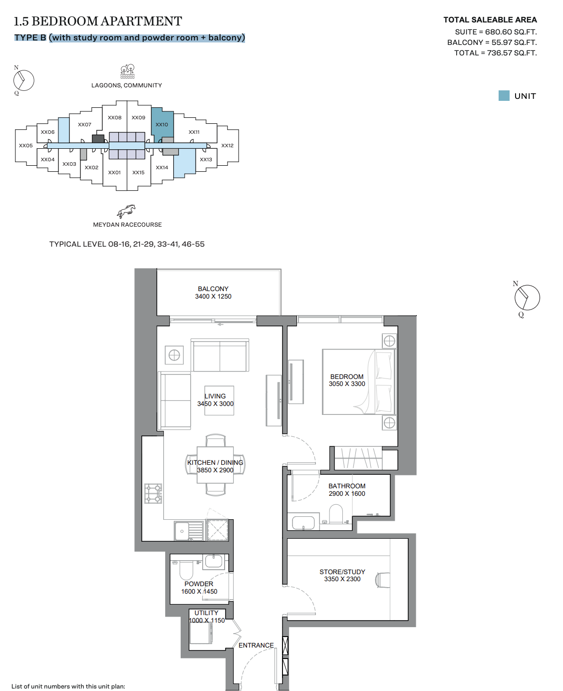 1 Bedroom Apartment