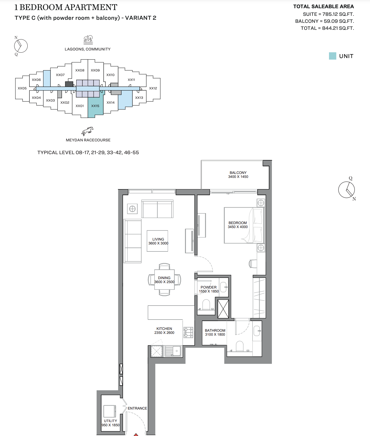 1 Bedroom Apartment