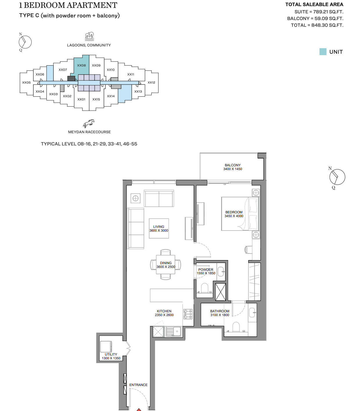1 Bedroom Apartment