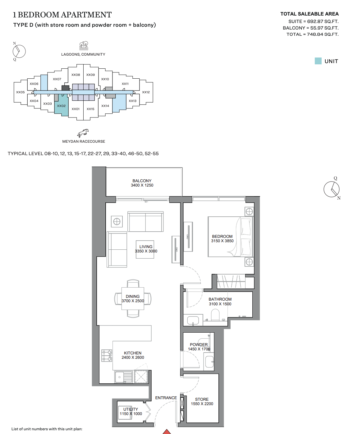 1 Bedroom Apartment