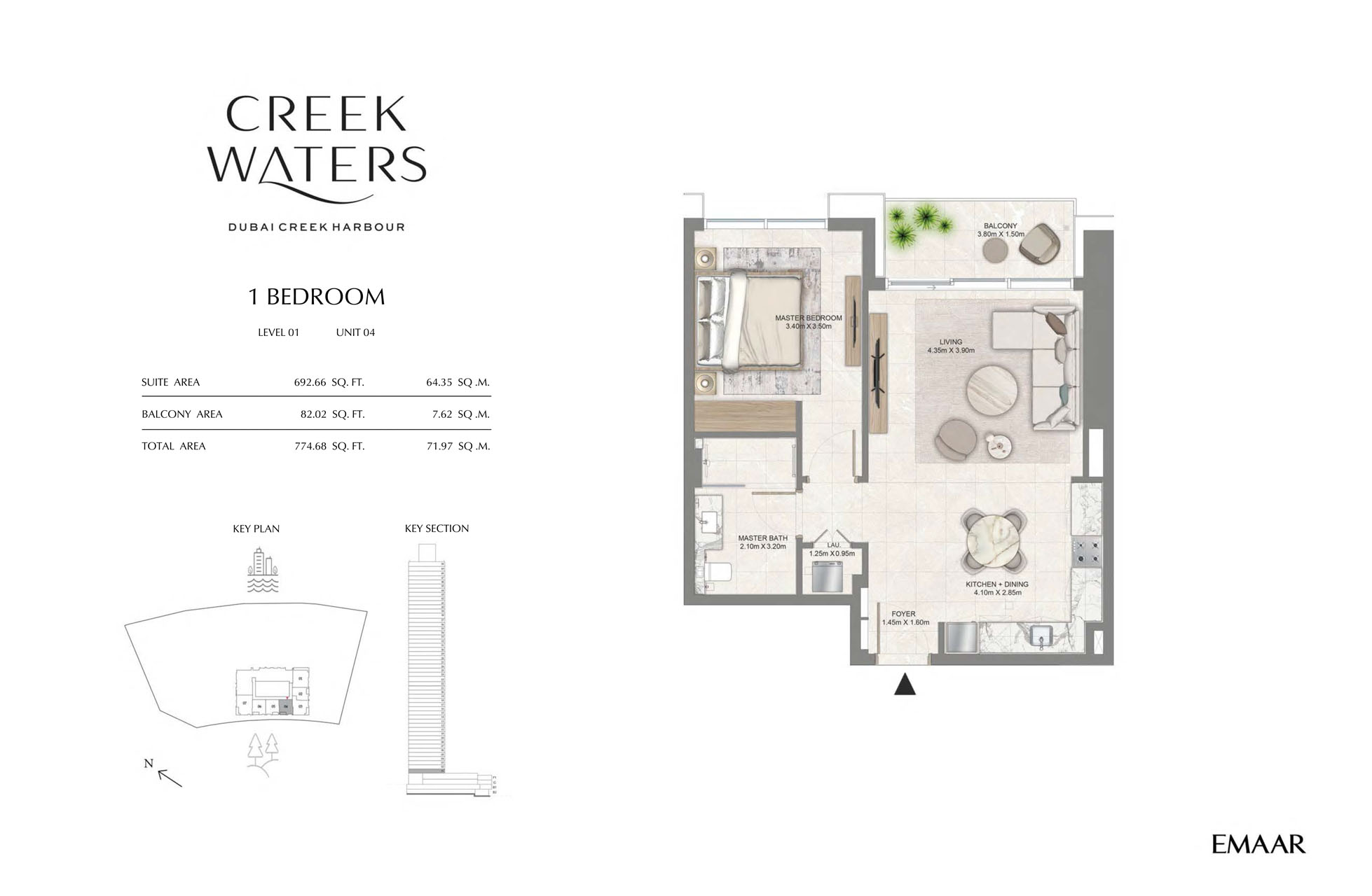 1 Bedroom Apartment