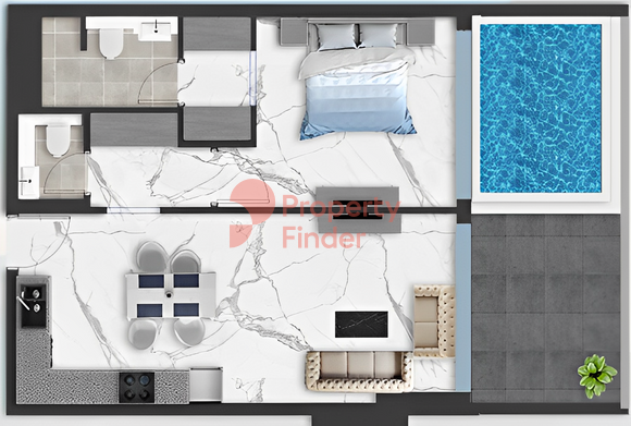 1 Bedroom Apartment