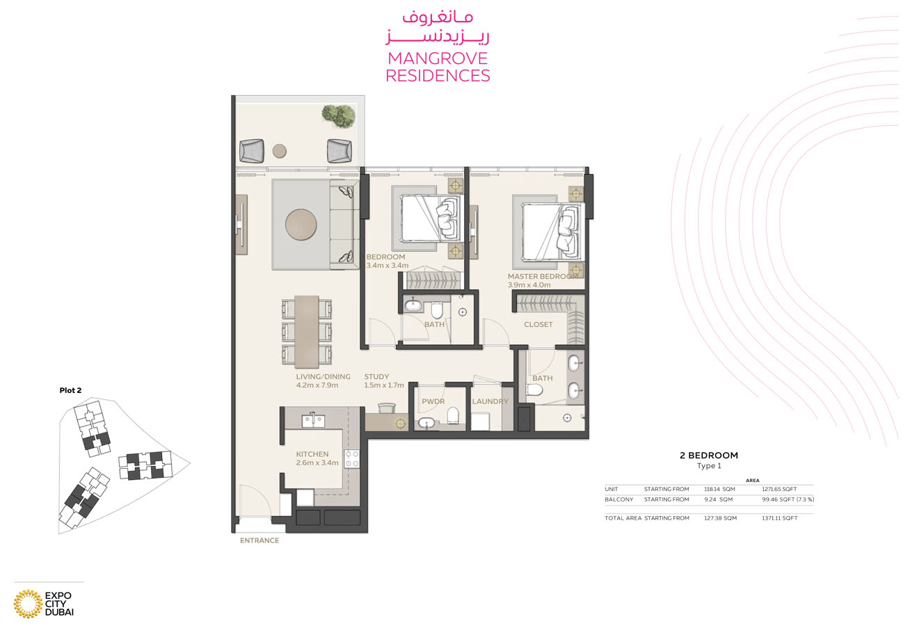 2 Bedroom Apartment