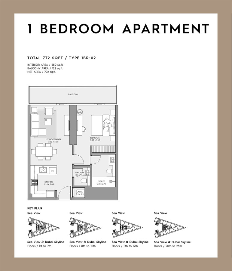 1 Bedroom Apartment