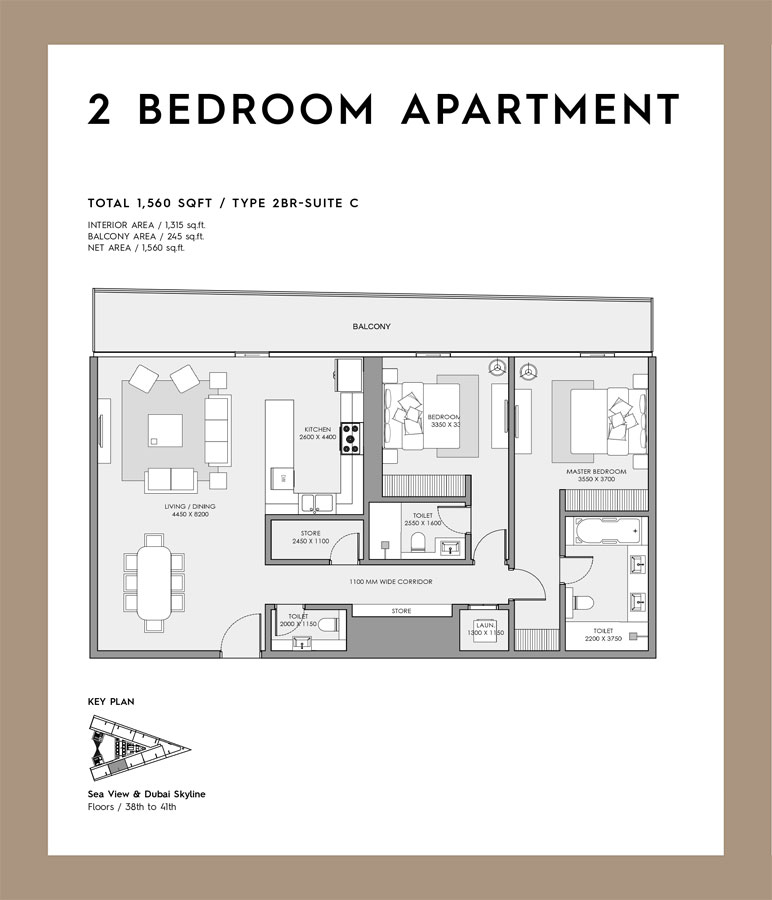 2 Bedroom Apartment