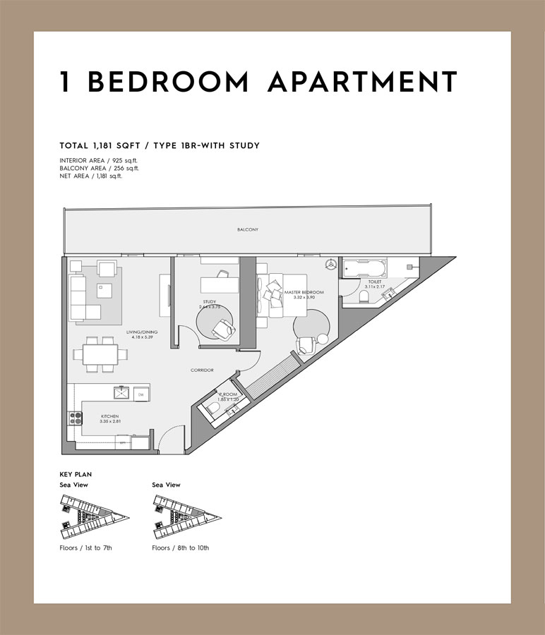 1 Bedroom Apartment