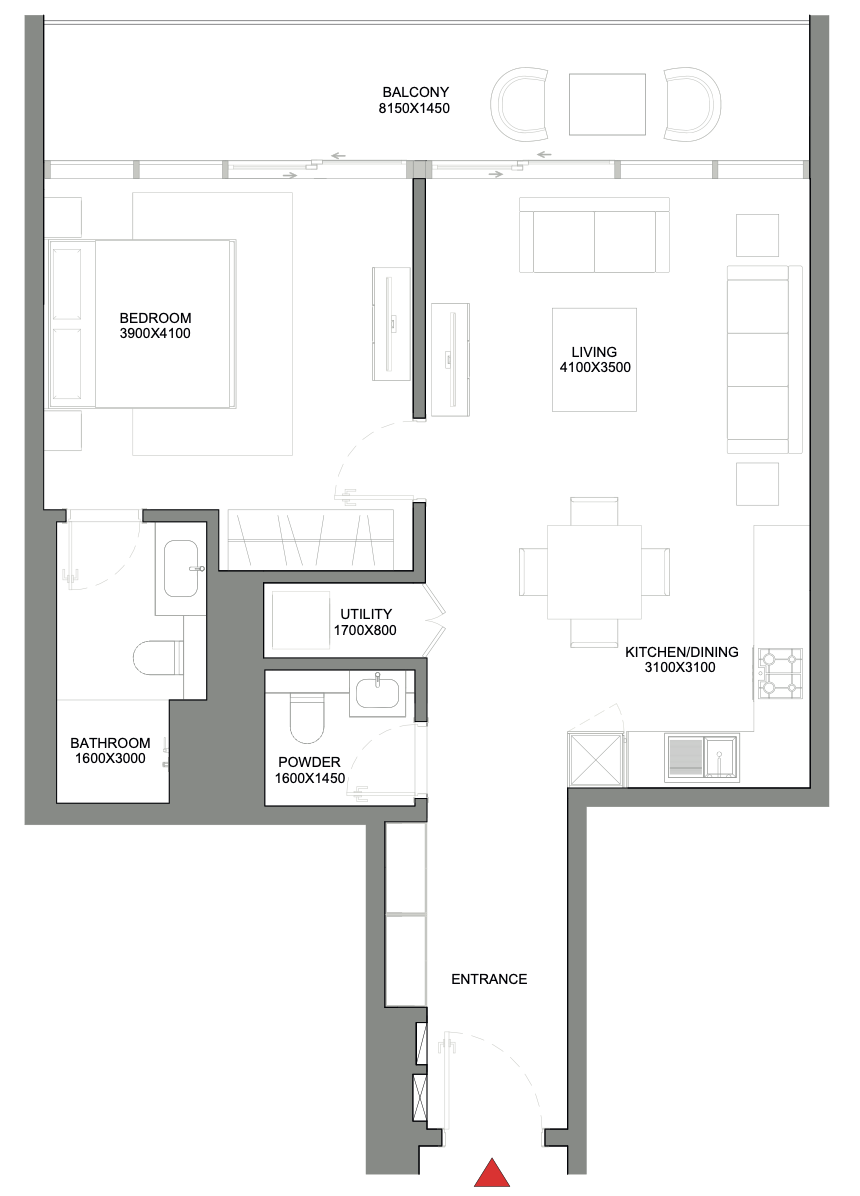 1 Bedroom Apartment