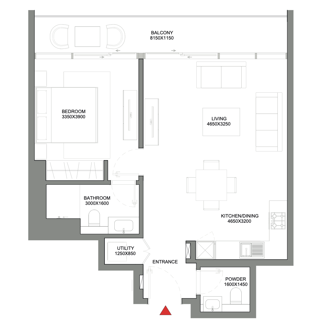 1 Bedroom Apartment