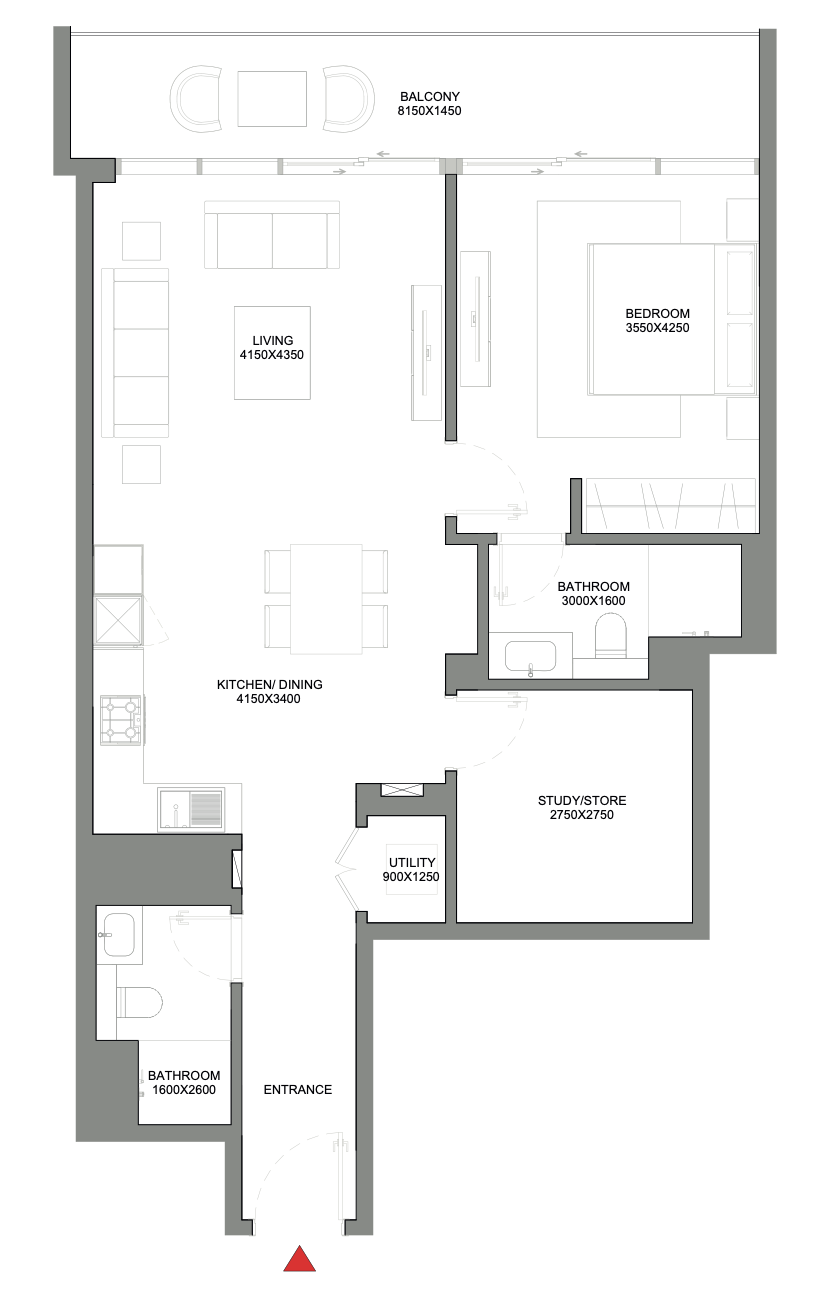 1 Bedroom Apartment