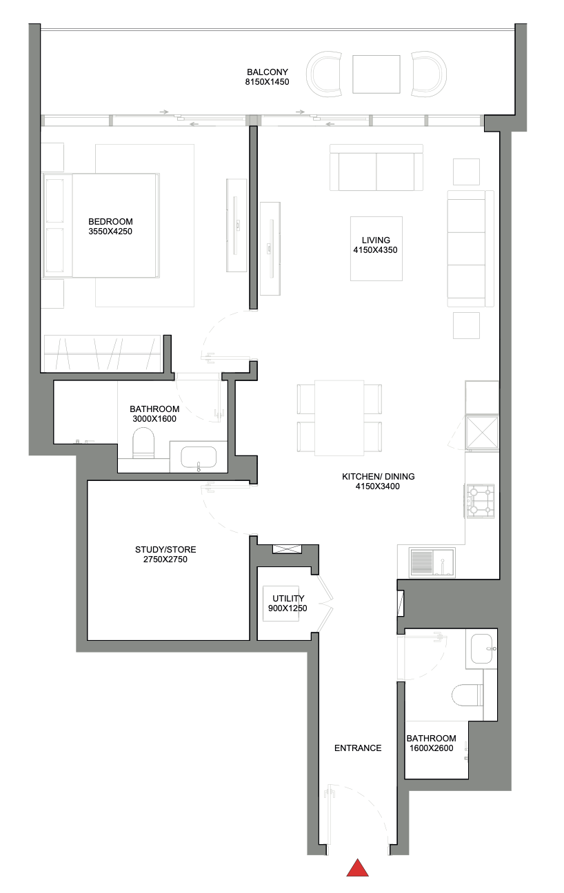 1 Bedroom Apartment
