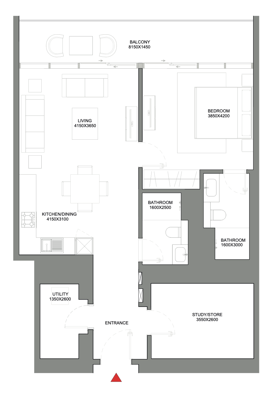 1 Bedroom Apartment