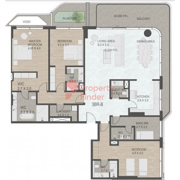 3 Bedroom Apartment