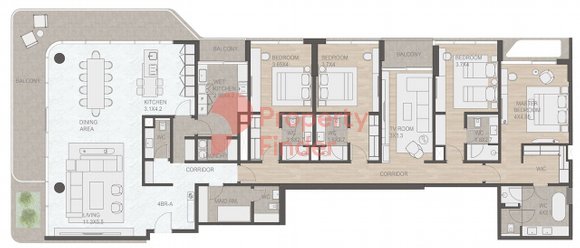 4 Bedroom Apartment