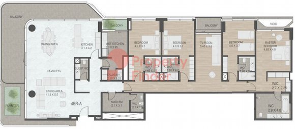 4 Bedroom Apartment