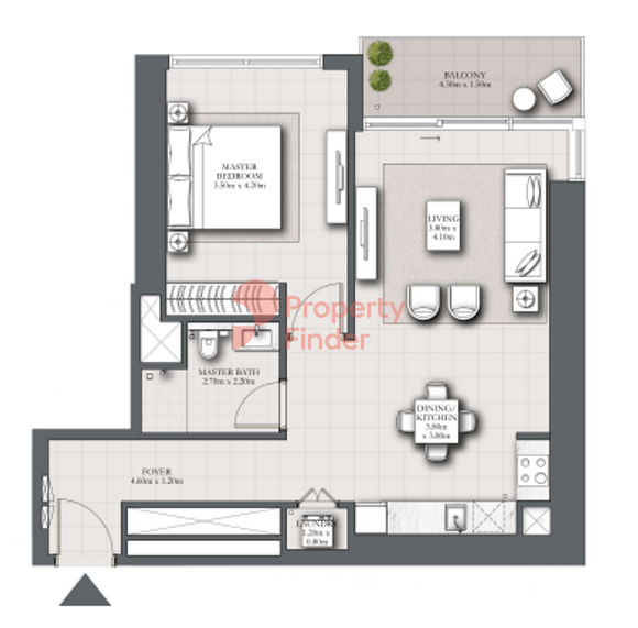 1 Bedroom Apartment