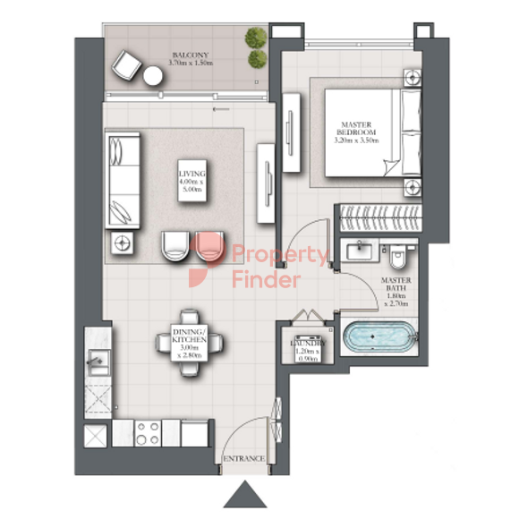 1 Bedroom Apartment