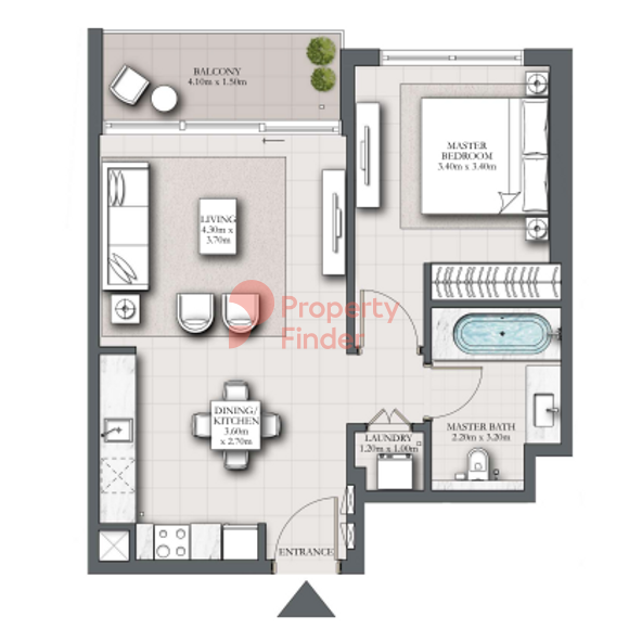 1 Bedroom Apartment