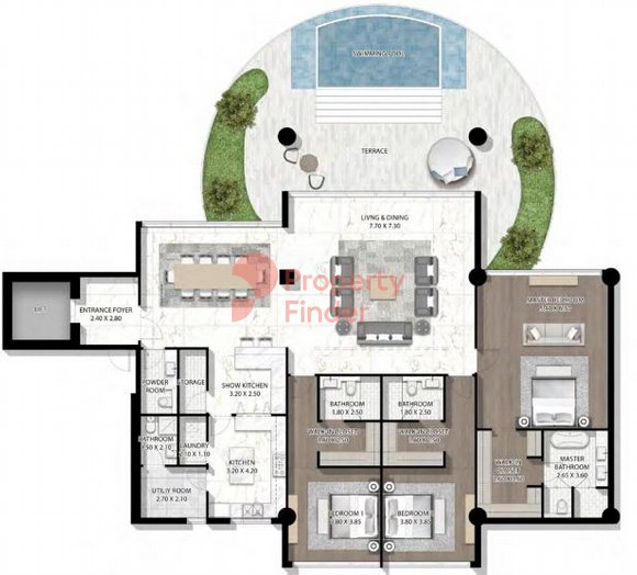 3 Bedroom Apartment