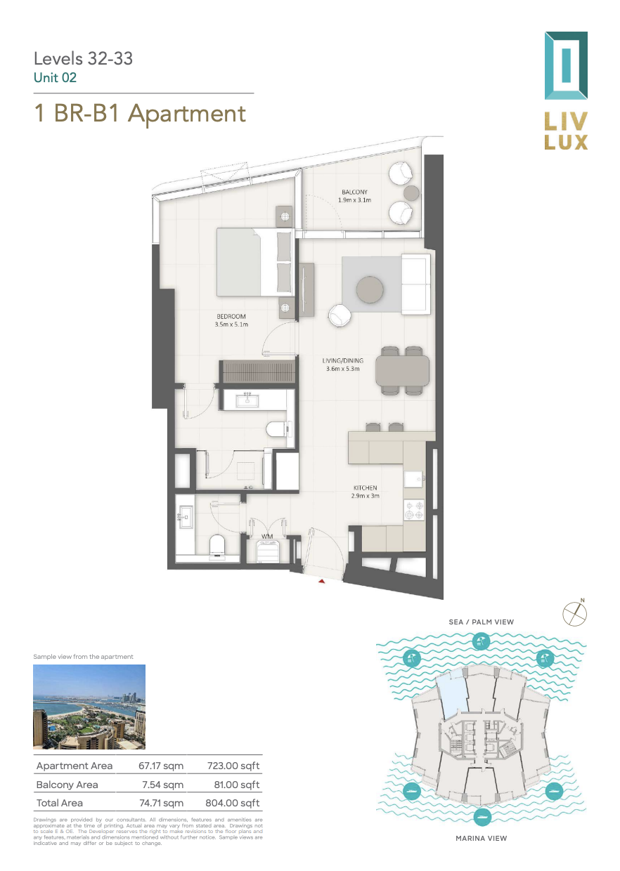 1 Bedroom Apartment