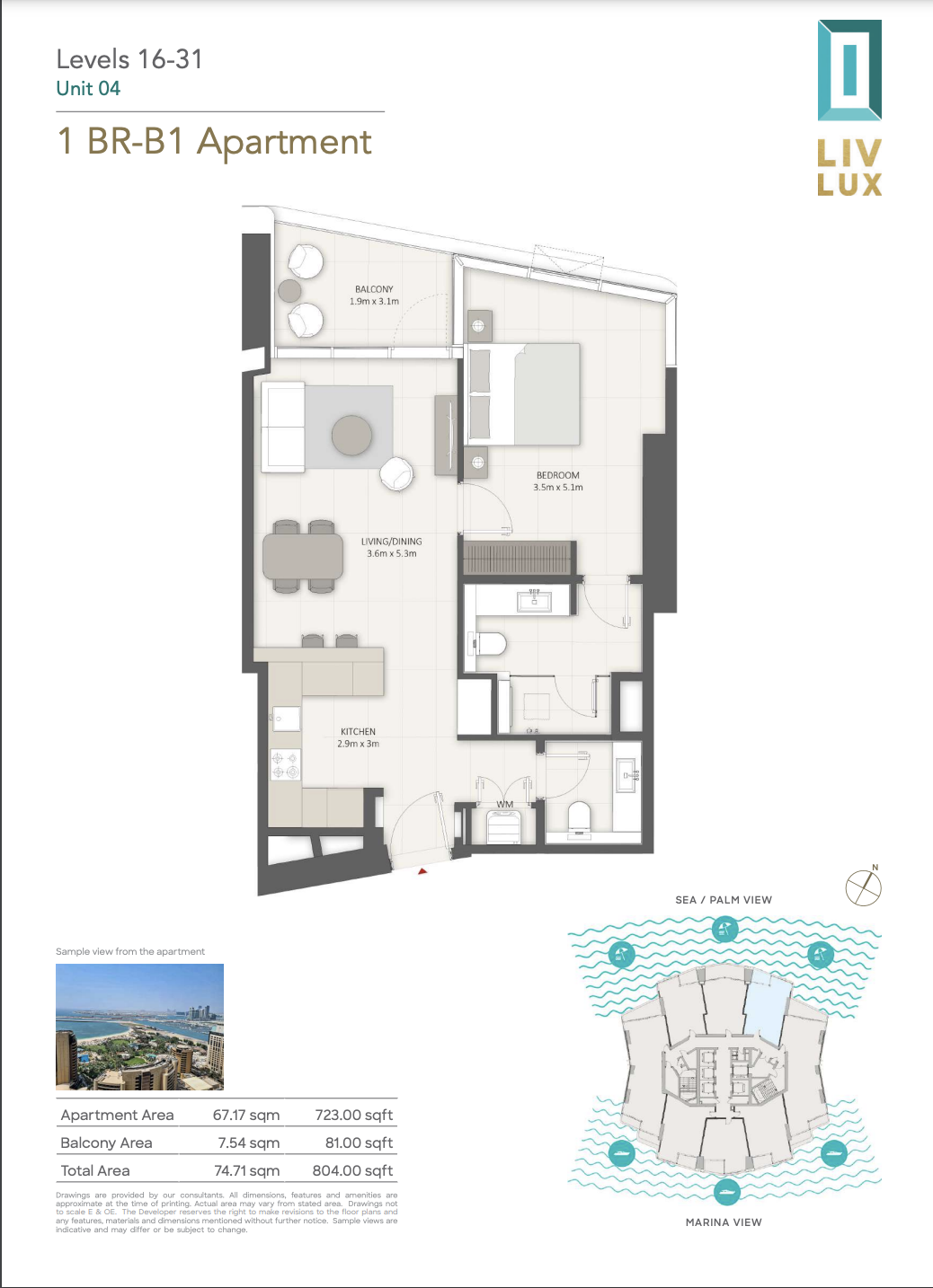 1 Bedroom Apartment