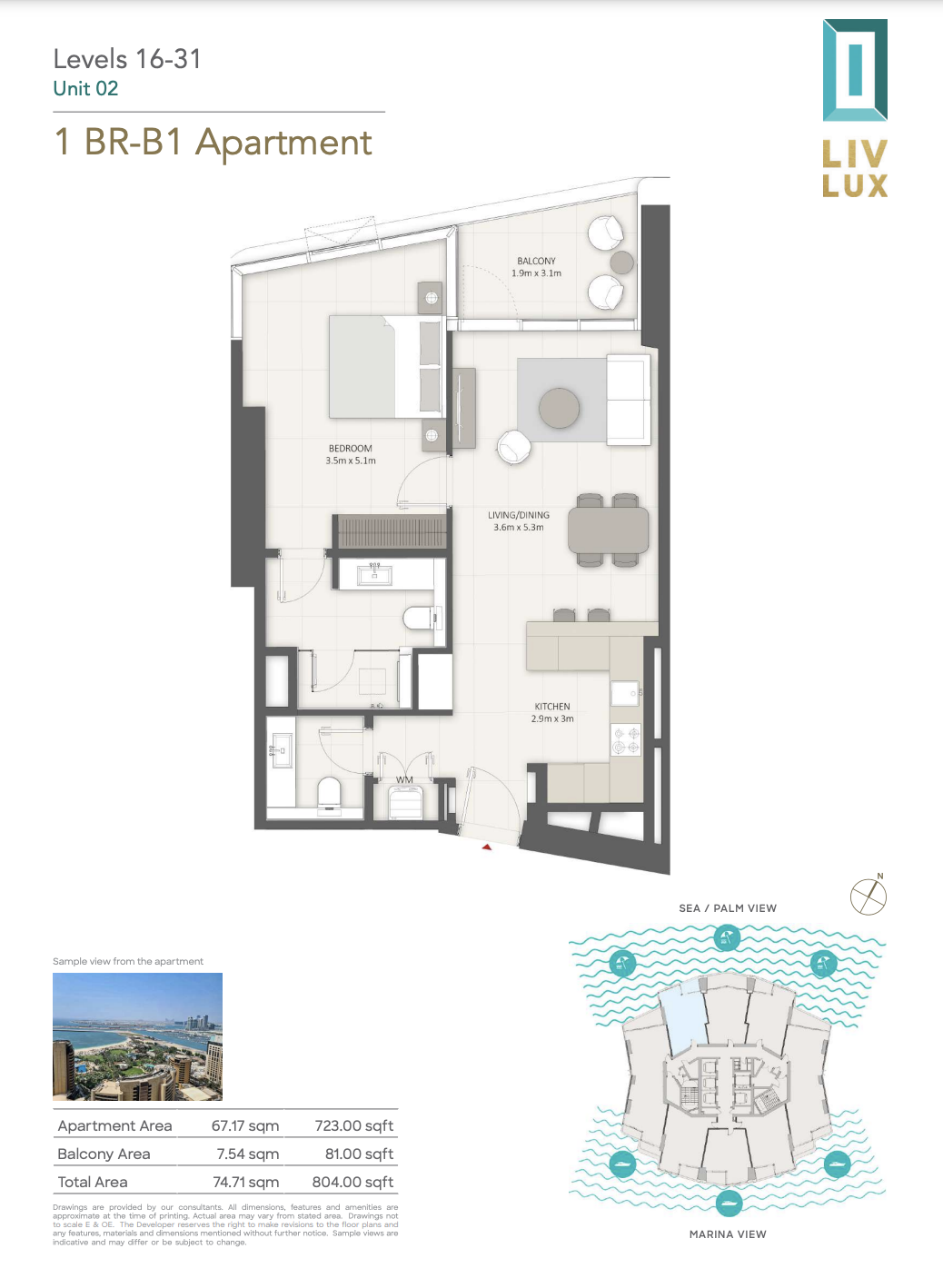1 Bedroom Apartment