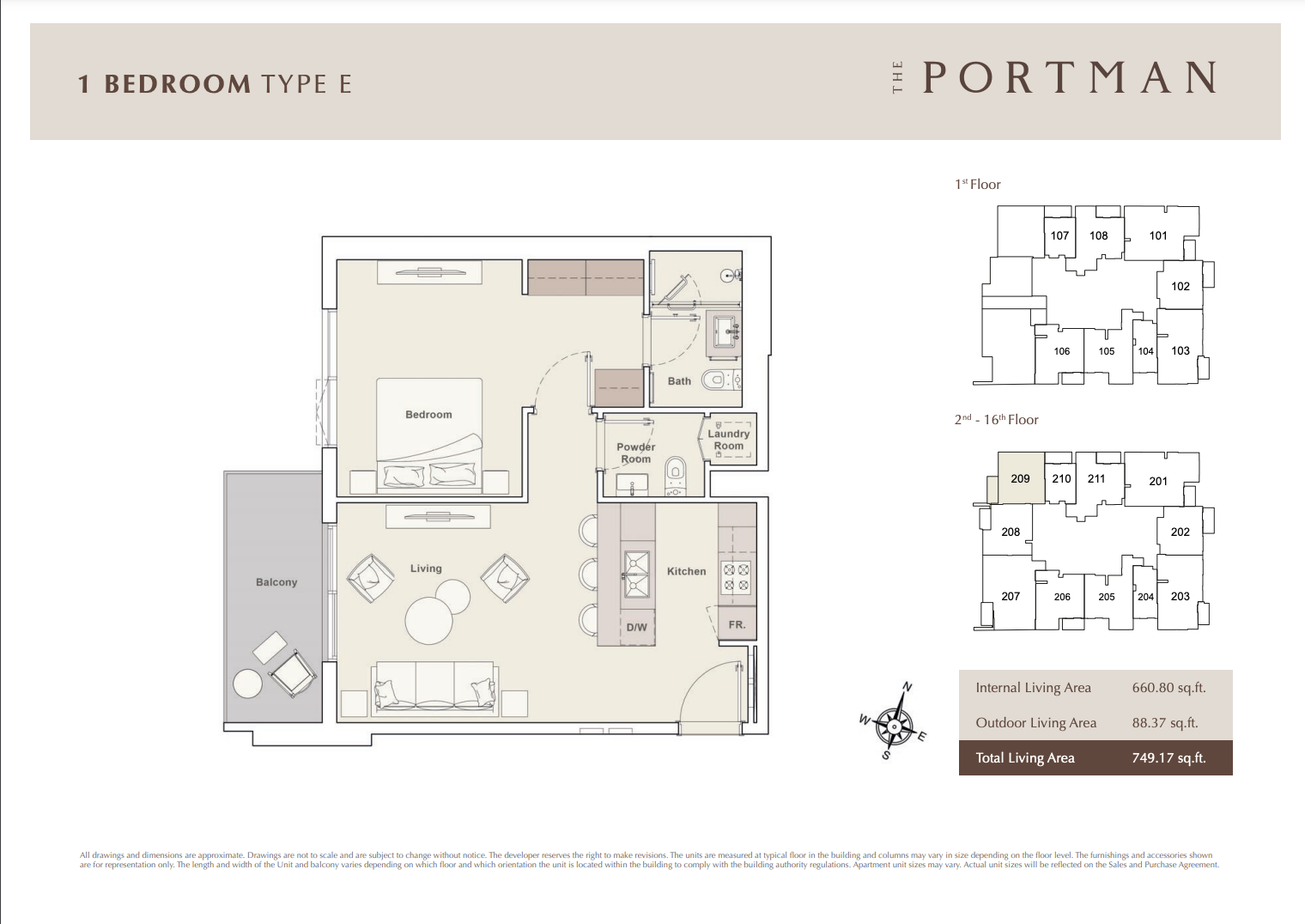 1 Bedroom Apartment