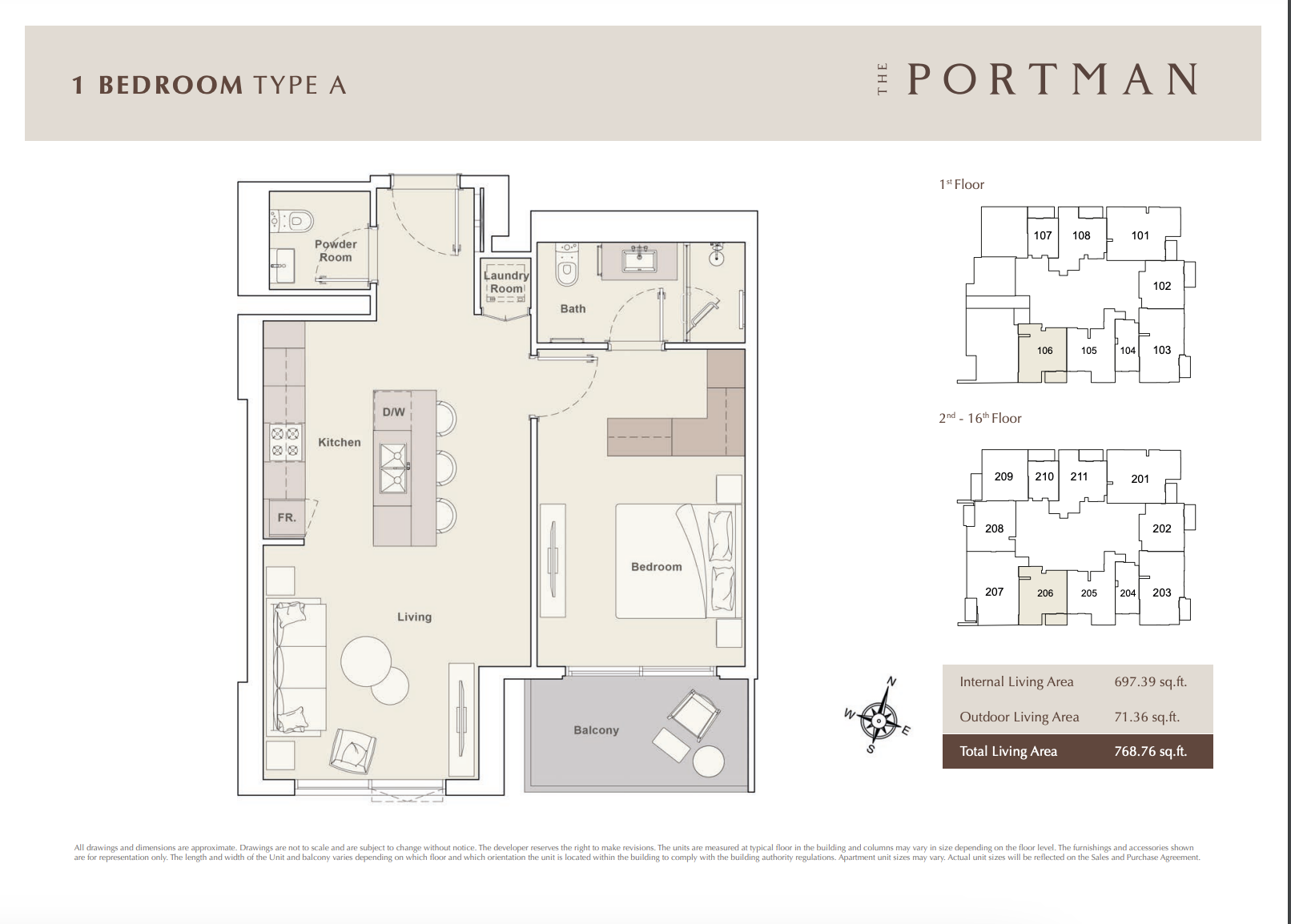 1 Bedroom Apartment