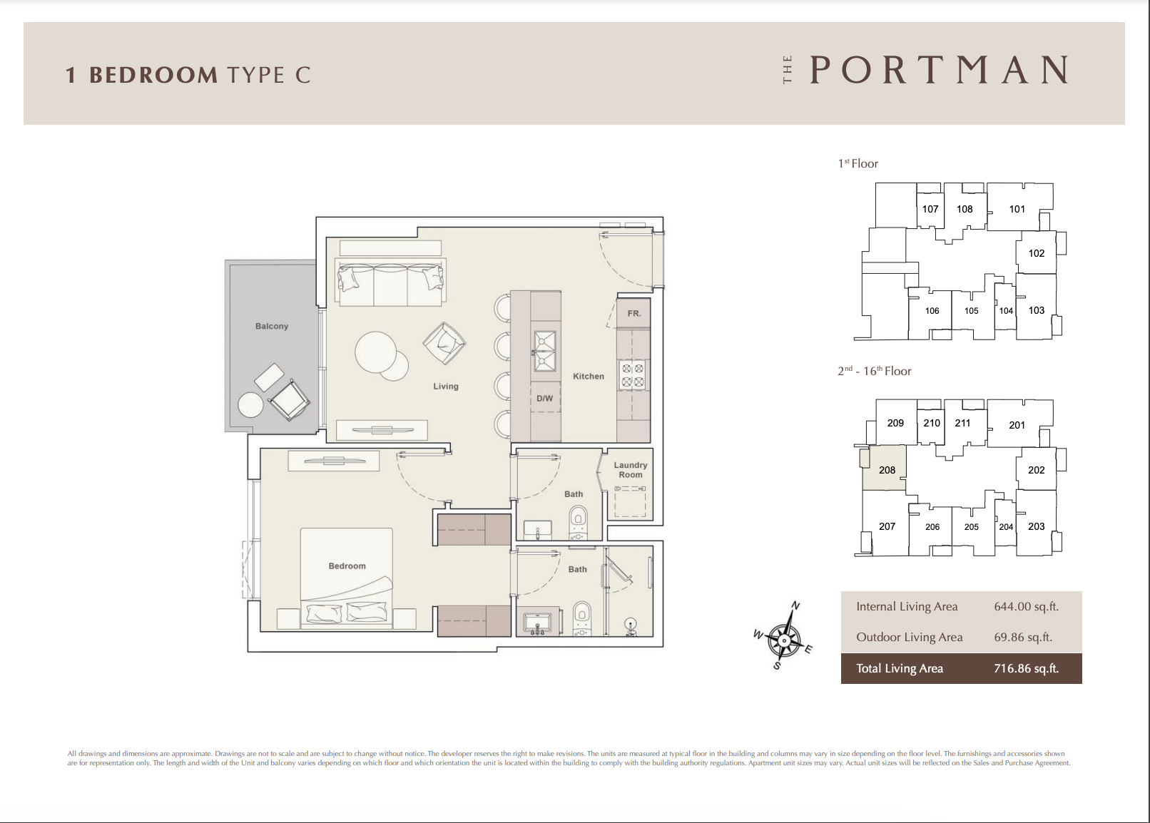 1 Bedroom Apartment