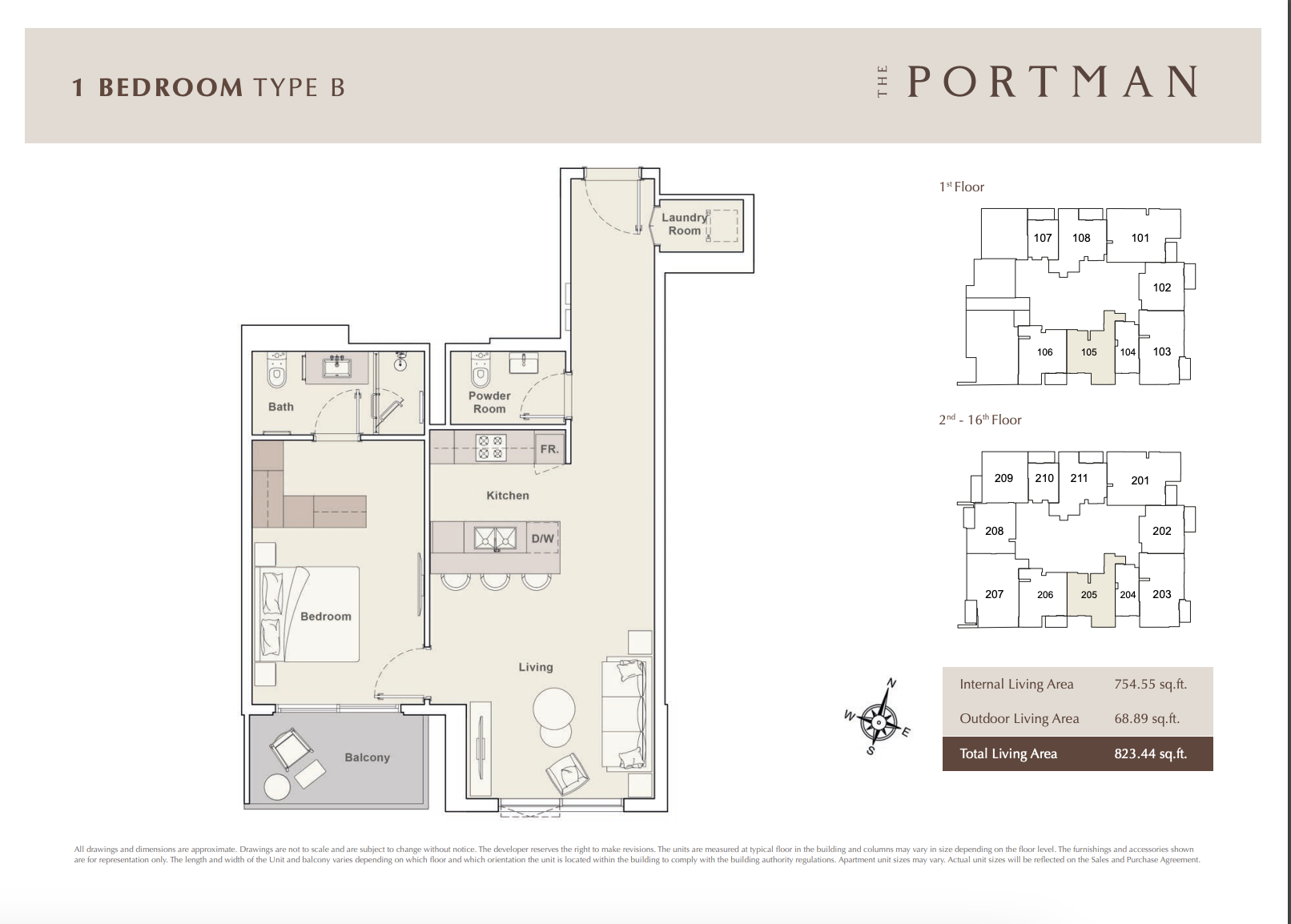 1 Bedroom Apartment