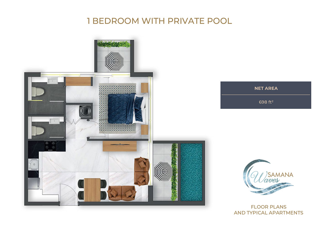 1 Bedroom Apartment