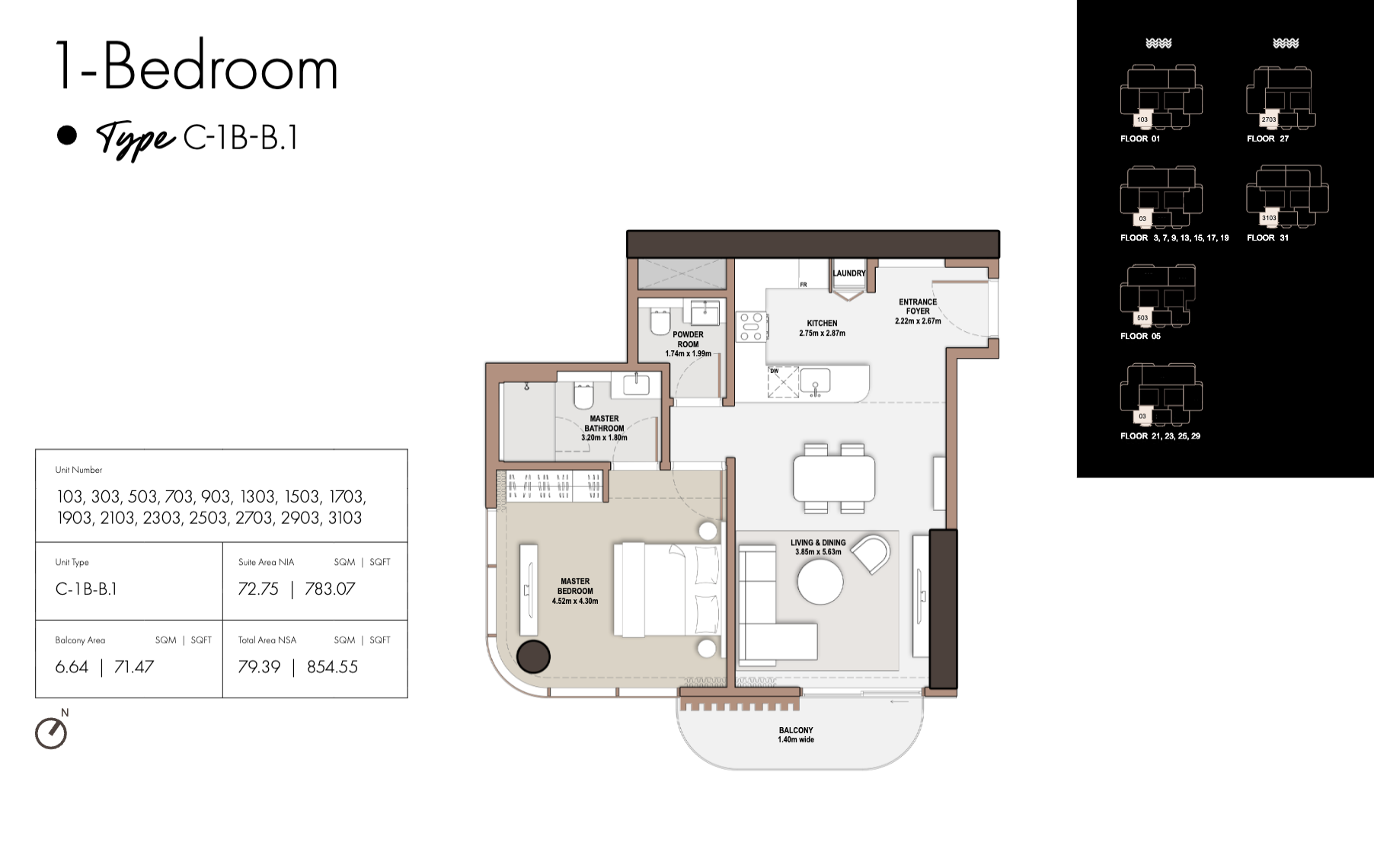 Type B1-Tower C