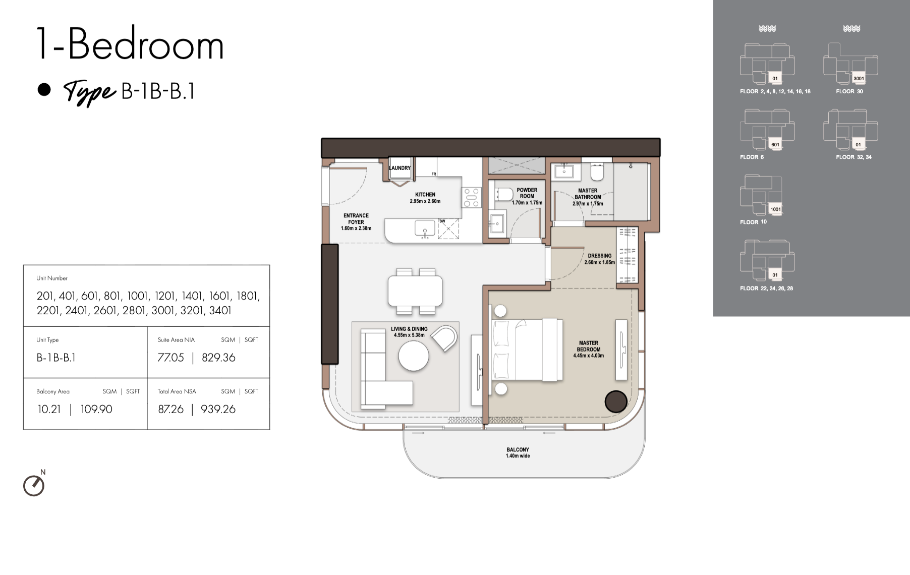 Type B1-Tower B