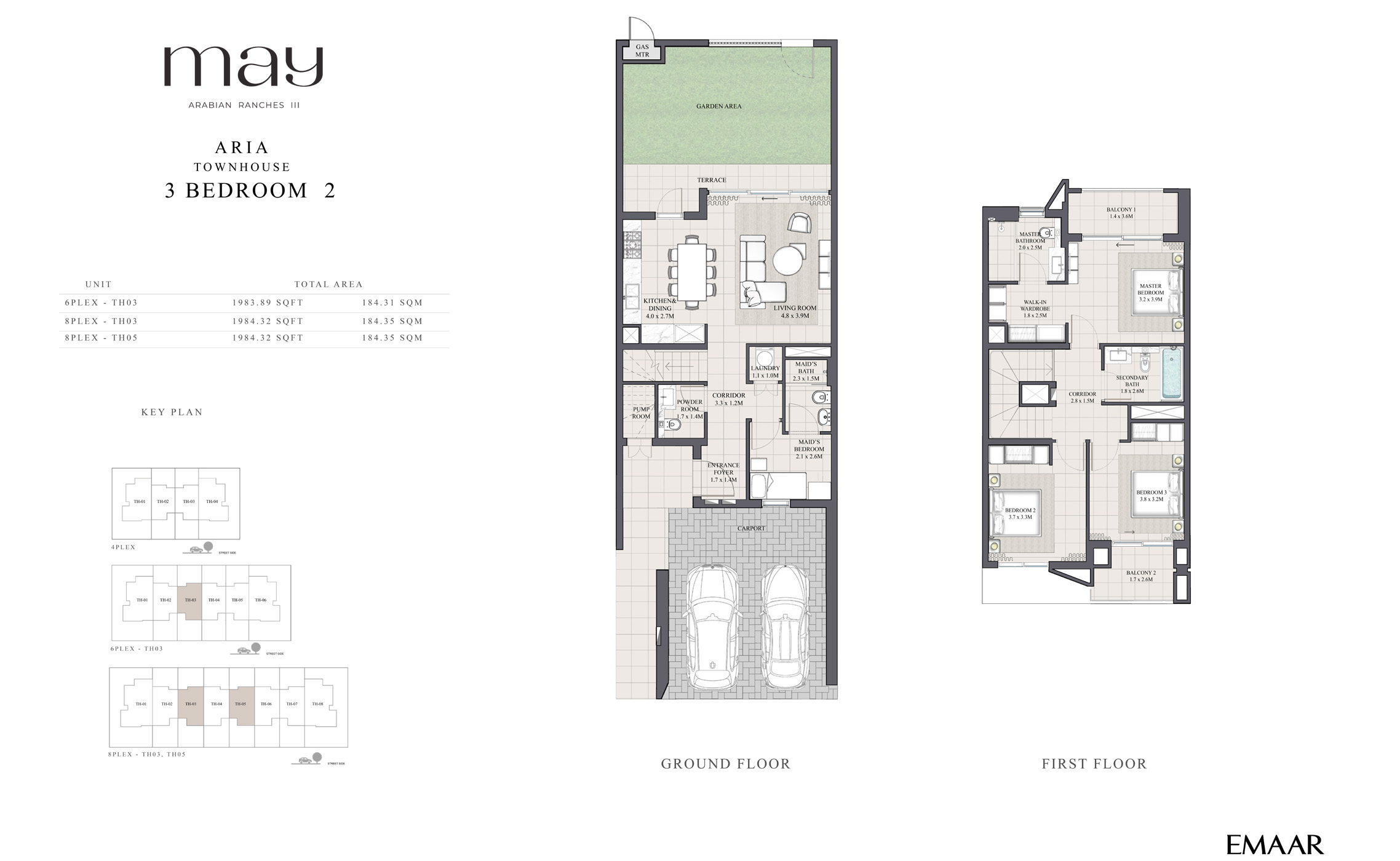 3 Bedroom Townhouse