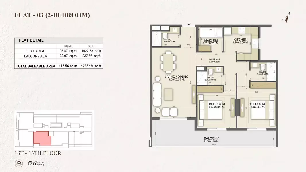 Type C Flat 03 + Maid