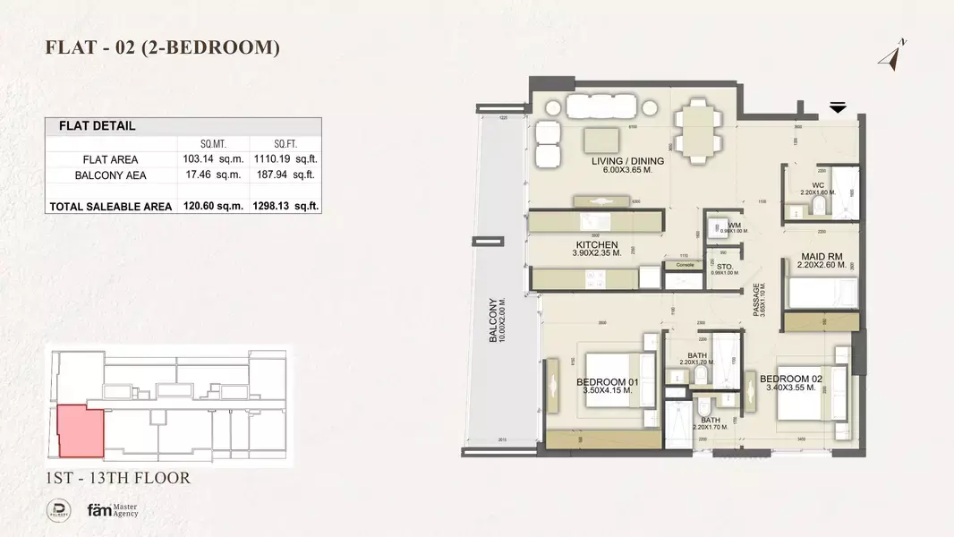 Type B Flat 02 + Maid