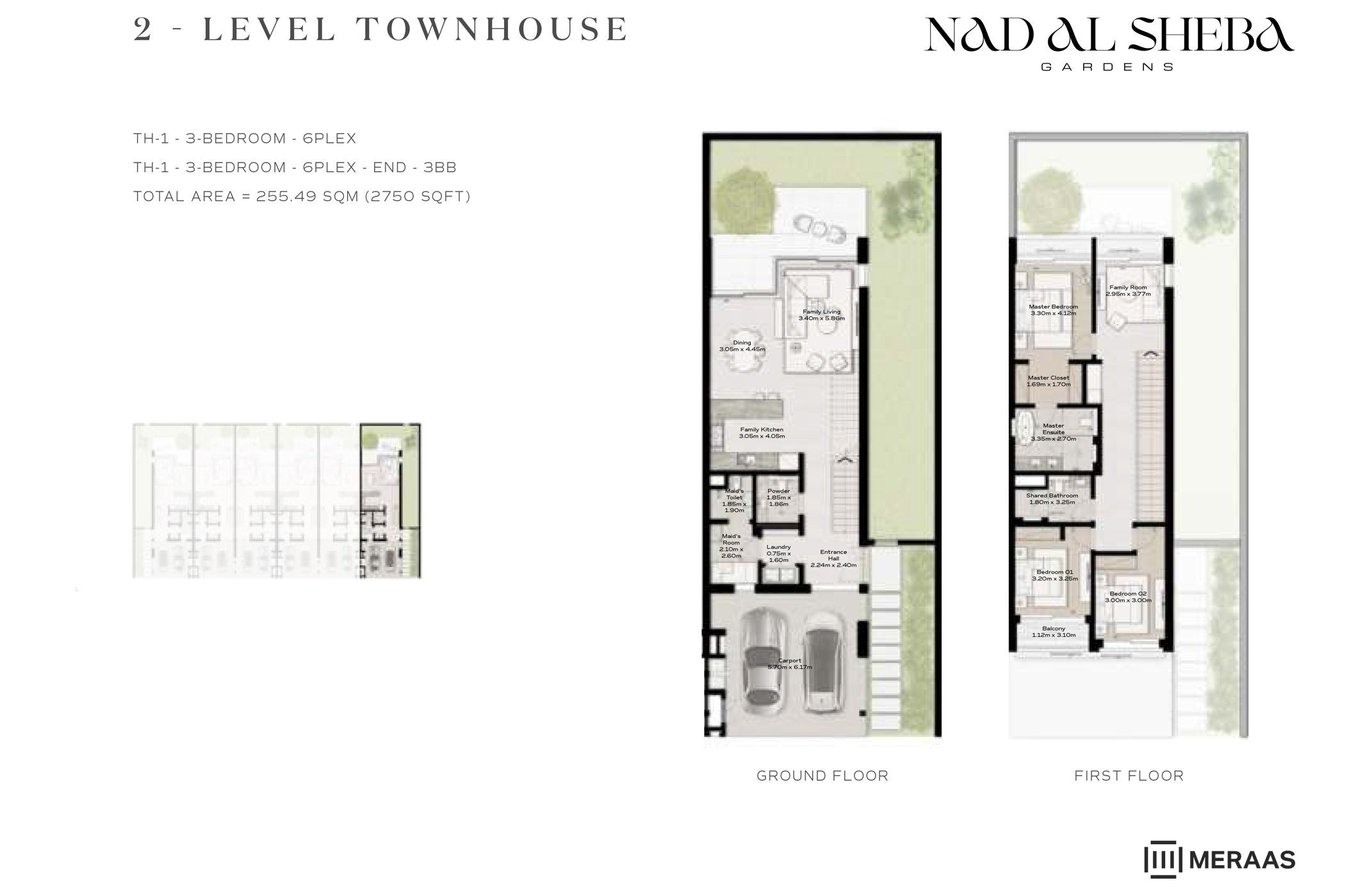 3 Bedroom Townhouse